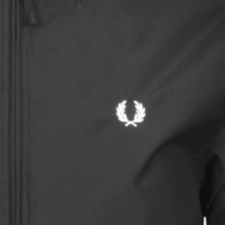 Alternative Image for ProductFred Perry Tipped Hooded Jacket Black3